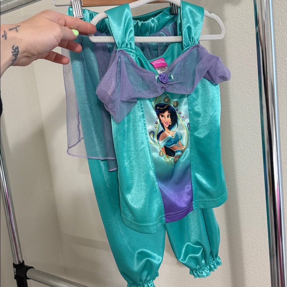 Disney Jasmine Teal and Purple Kids Costume